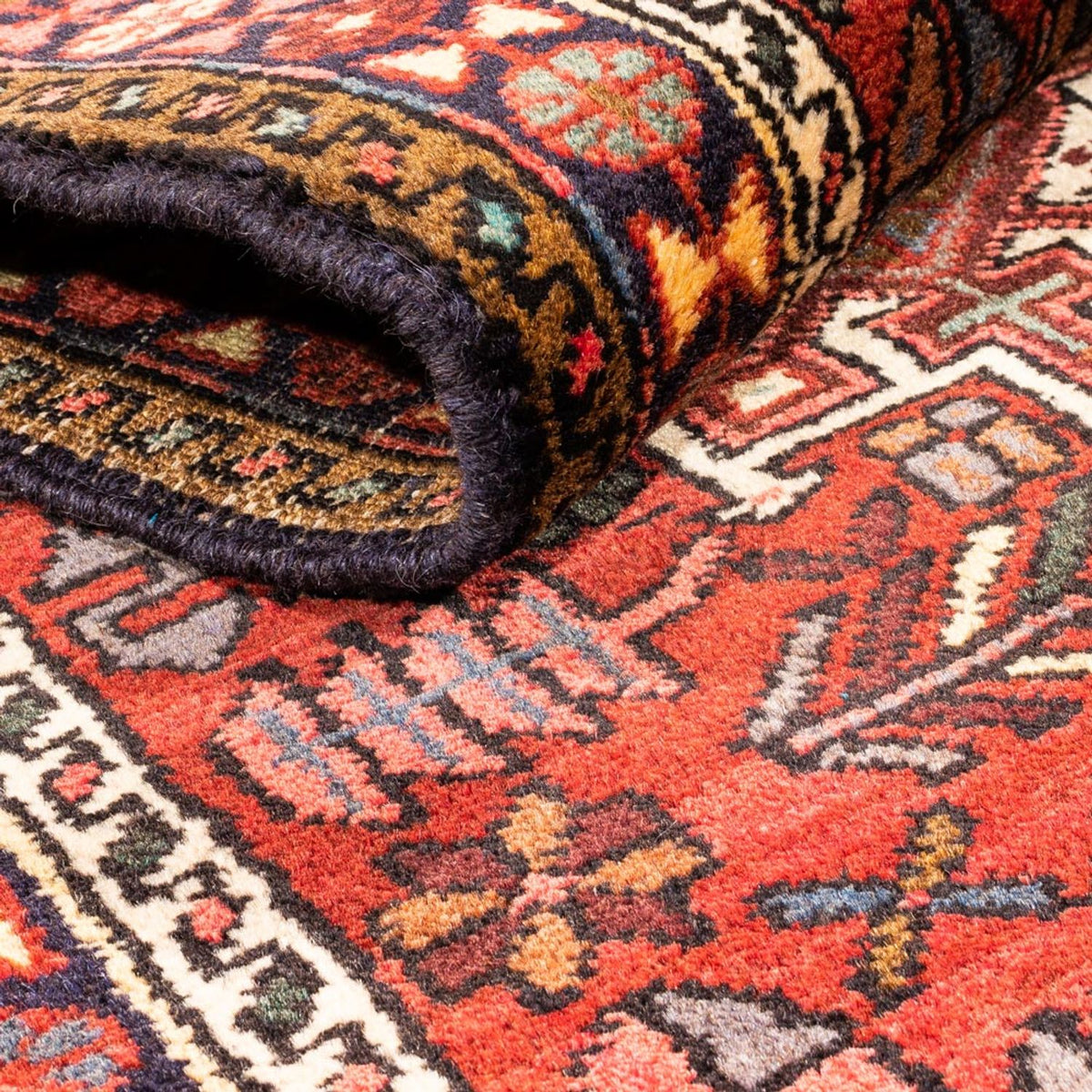 Alfombra de pasillo Alfombra persa - Nómada - 276 x 67 cm - rojo