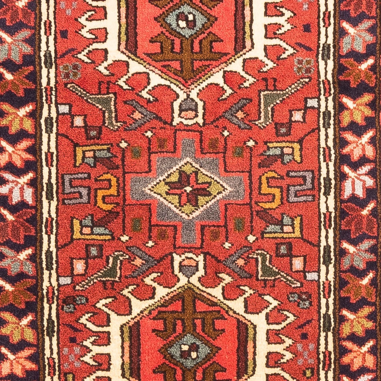 Alfombra de pasillo Alfombra persa - Nómada - 296 x 67 cm - rojo