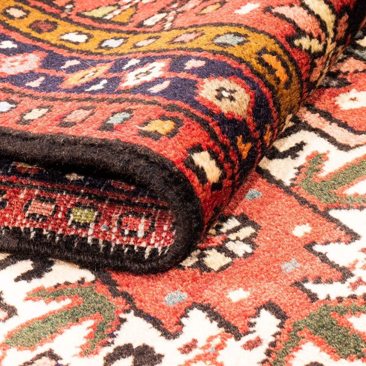 Alfombra de pasillo Alfombra persa - Nómada - 300 x 70 cm - rojo