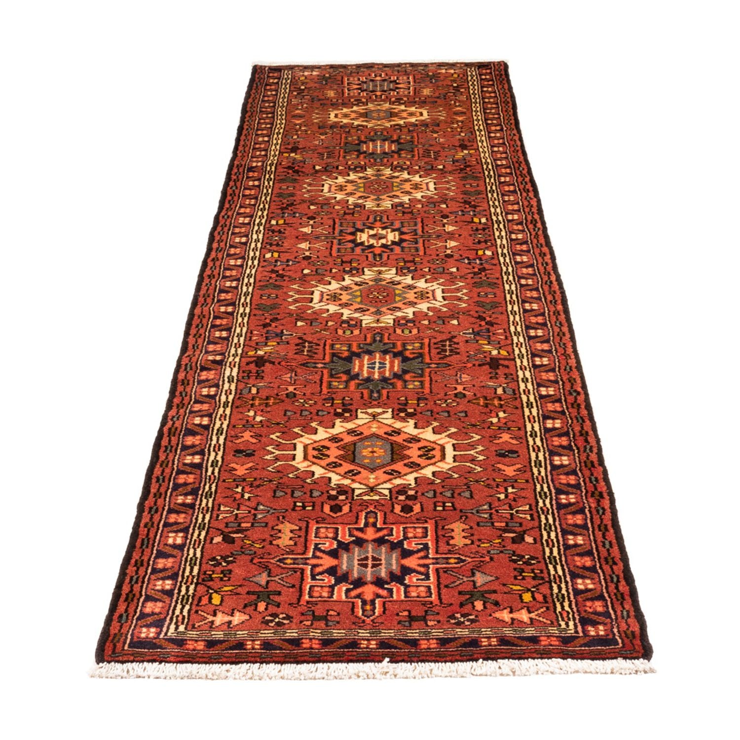 Alfombra de pasillo Alfombra persa - Nómada - 294 x 69 cm - rojo