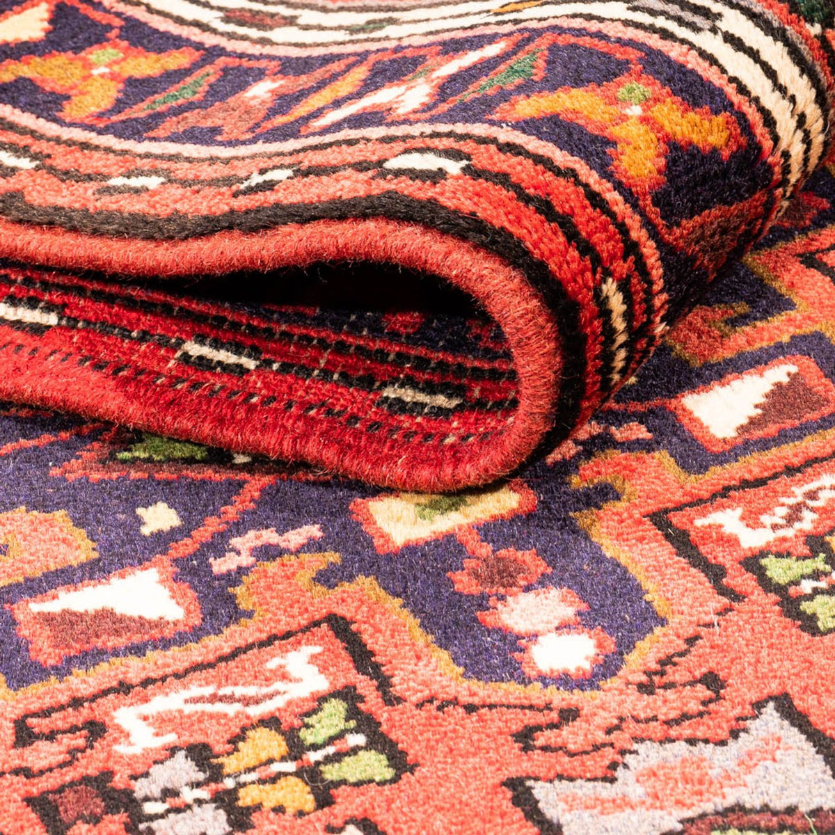 Alfombra de pasillo Alfombra persa - Nómada - 296 x 70 cm - rojo