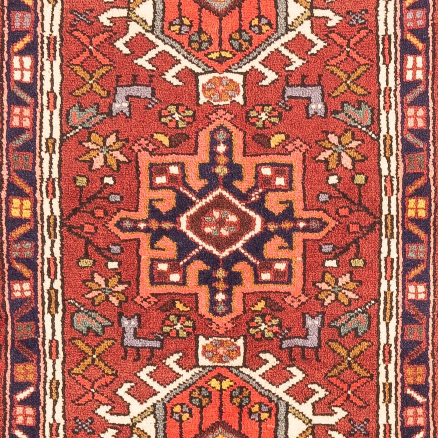 Alfombra de pasillo Alfombra persa - Nómada - 278 x 67 cm - rojo