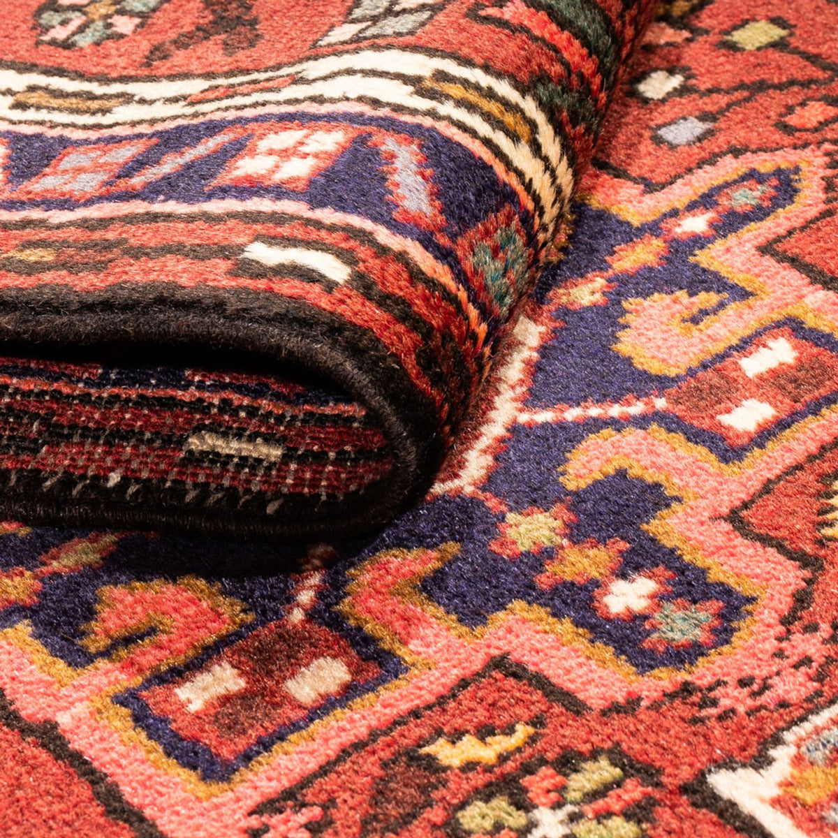 Alfombra de pasillo Alfombra persa - Nómada - 278 x 67 cm - rojo