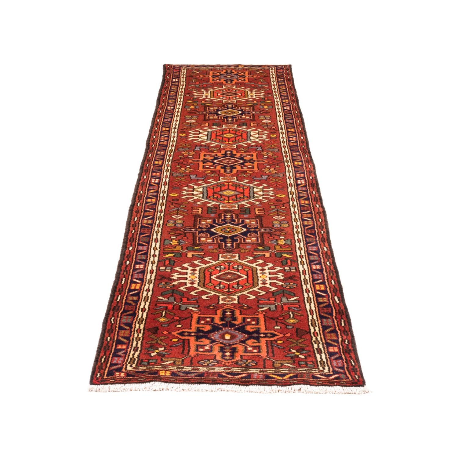 Alfombra de pasillo Alfombra persa - Nómada - 278 x 67 cm - rojo