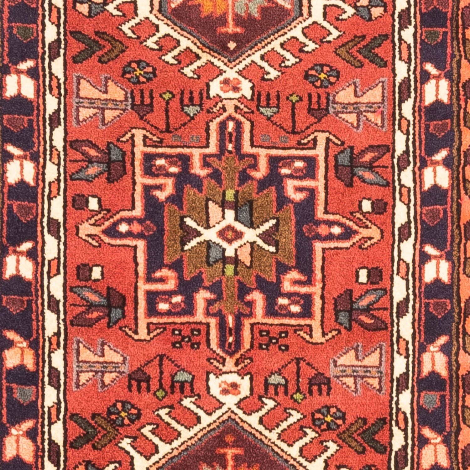 Alfombra de pasillo Alfombra persa - Nómada - 296 x 65 cm - rojo