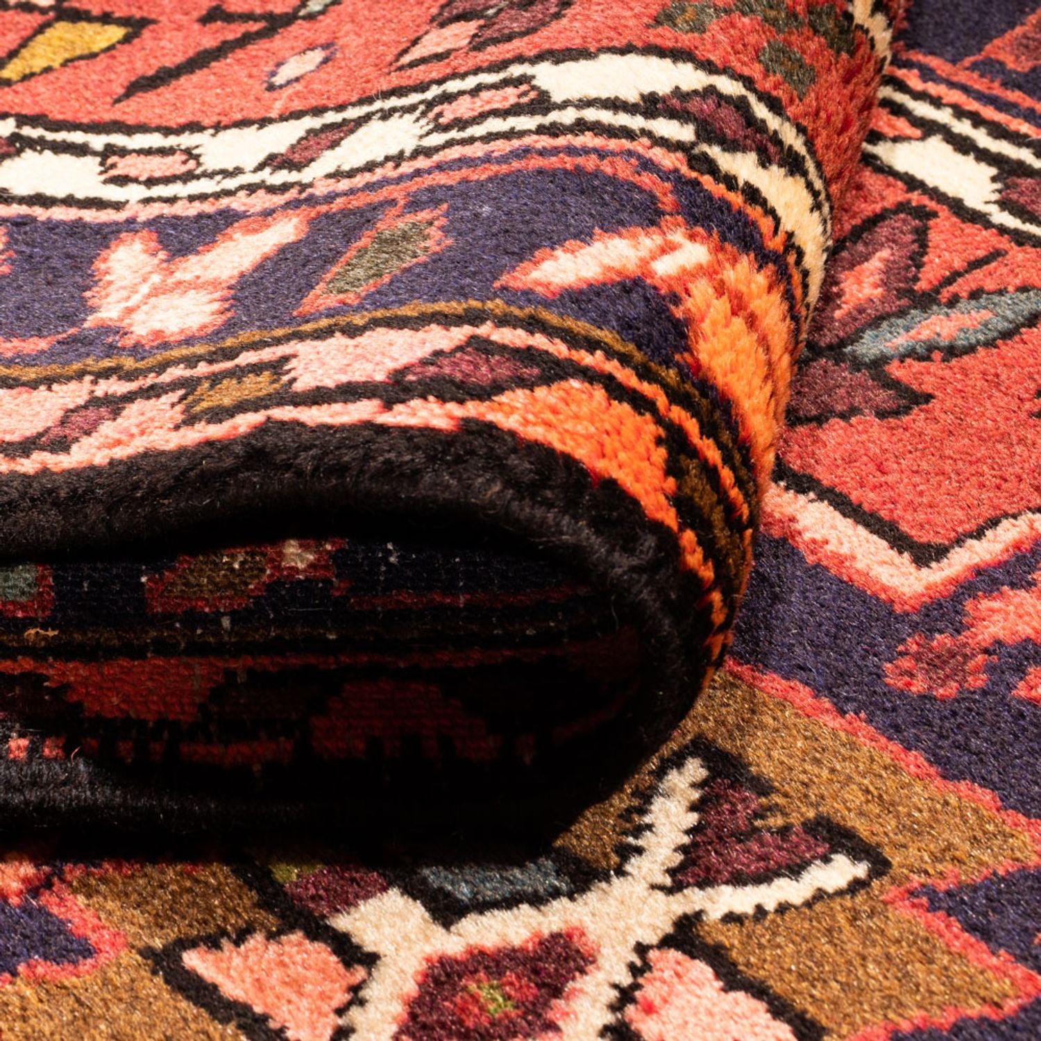 Alfombra de pasillo Alfombra persa - Nómada - 296 x 65 cm - rojo