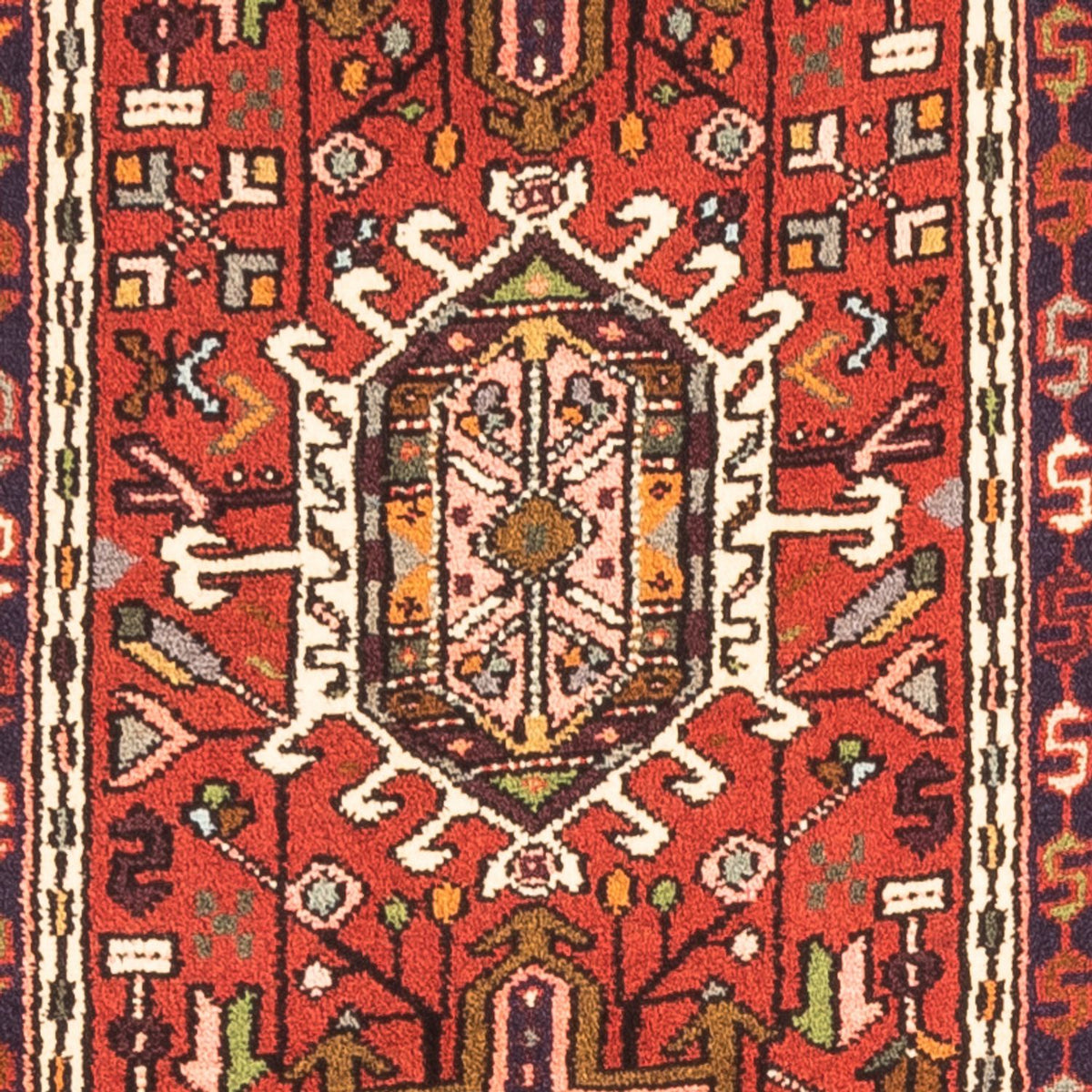 Alfombra de pasillo Alfombra persa - Nómada - 285 x 70 cm - rojo