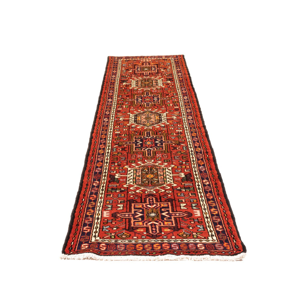 Alfombra de pasillo Alfombra persa - Nómada - 285 x 70 cm - rojo