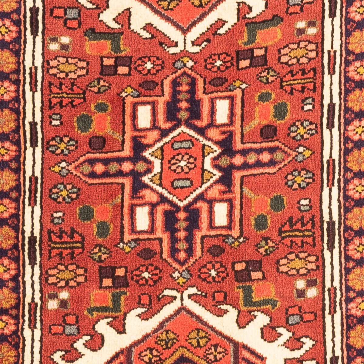 Alfombra de pasillo Alfombra persa - Nómada - 287 x 71 cm - rojo