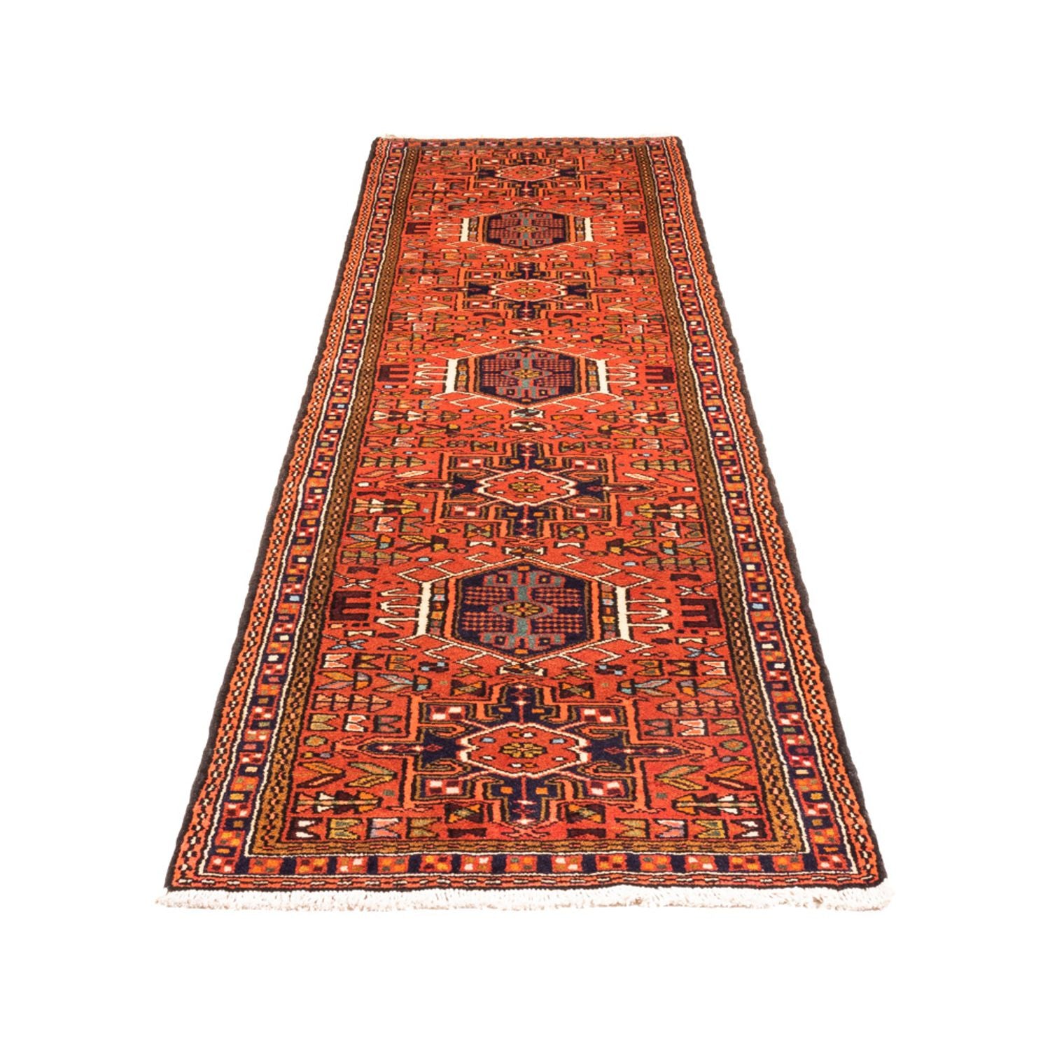 Alfombra de pasillo Alfombra persa - Nómada - 288 x 75 cm - rojo