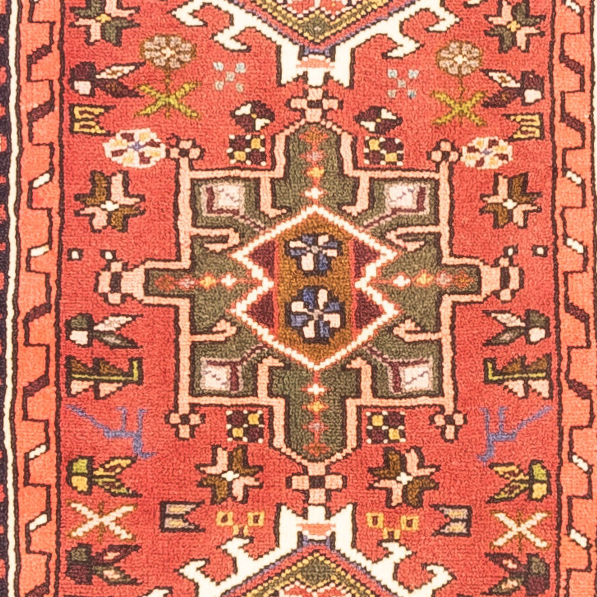 Alfombra de pasillo Alfombra persa - Nómada - 292 x 66 cm - rojo