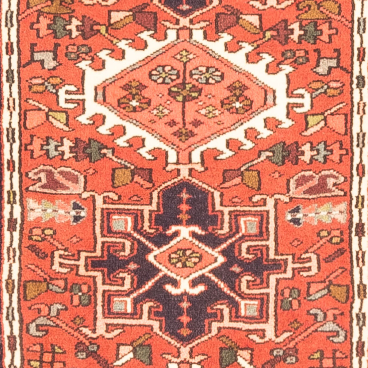 Alfombra de pasillo Alfombra persa - Nómada - 277 x 71 cm - rojo