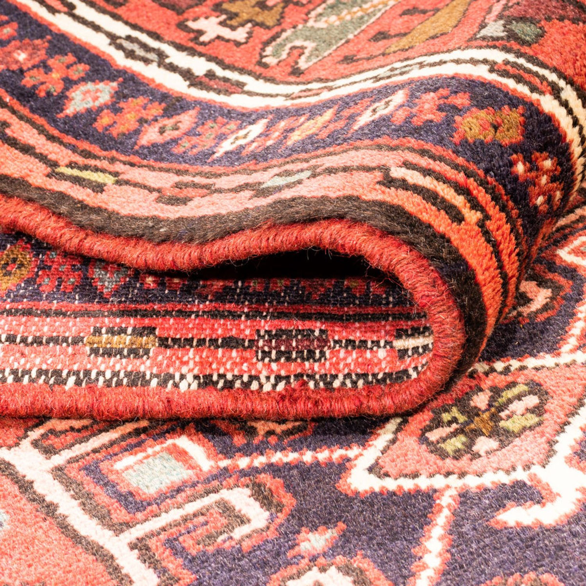 Alfombra de pasillo Alfombra persa - Nómada - 277 x 71 cm - rojo