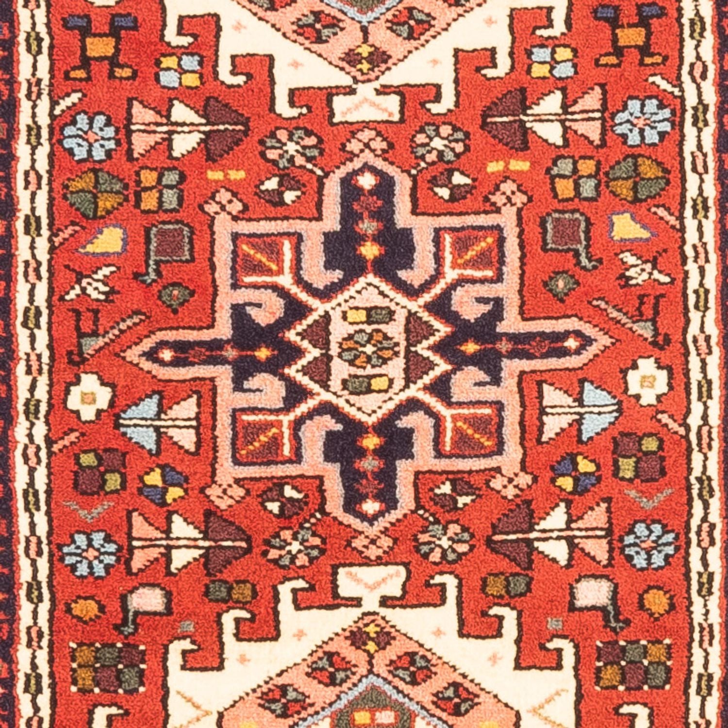 Alfombra de pasillo Alfombra persa - Nómada - 299 x 75 cm - rojo