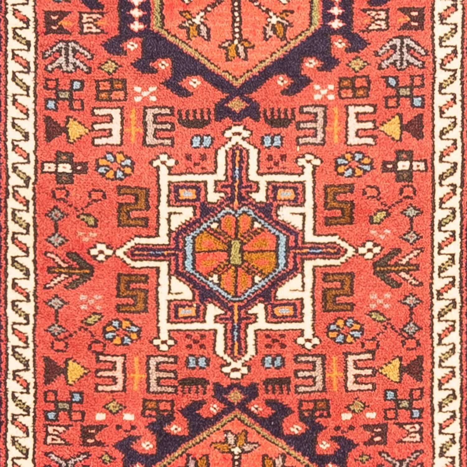 Alfombra de pasillo Alfombra persa - Nómada - 285 x 72 cm - rojo