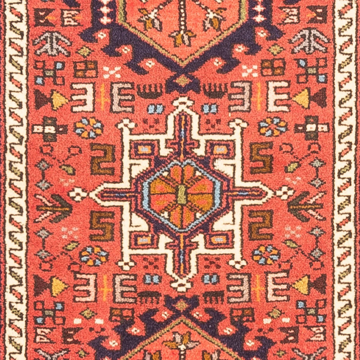 Alfombra de pasillo Alfombra persa - Nómada - 285 x 72 cm - rojo