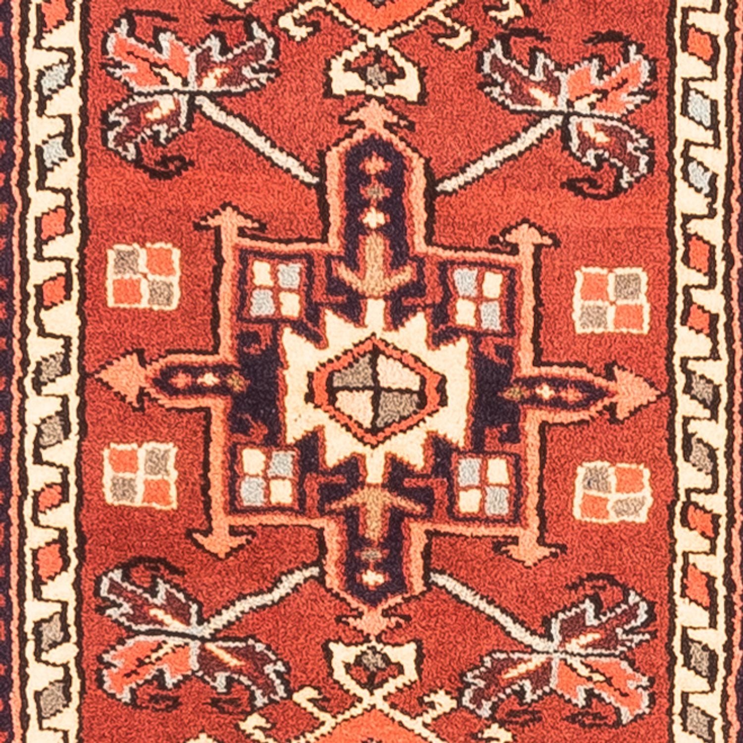 Alfombra de pasillo Alfombra persa - Nómada - 278 x 66 cm - rojo