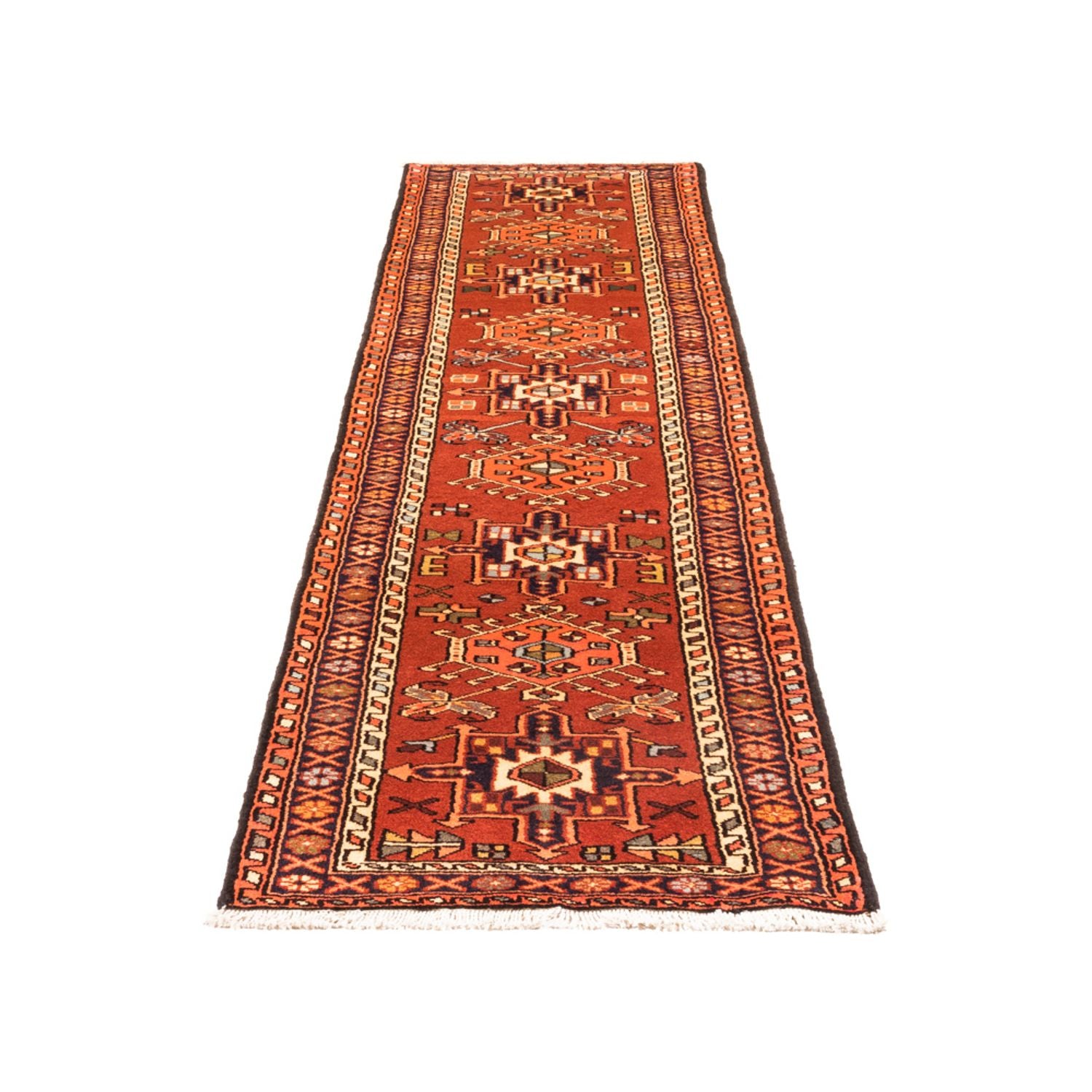 Alfombra de pasillo Alfombra persa - Nómada - 278 x 66 cm - rojo