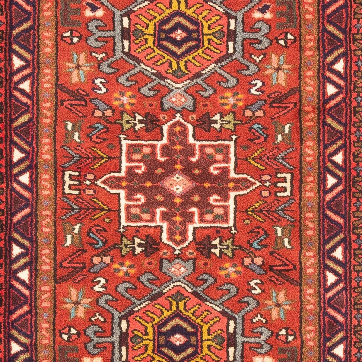 Alfombra de pasillo Alfombra persa - Nómada - 290 x 73 cm - rojo