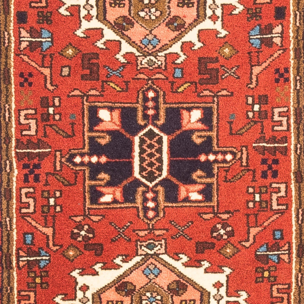 Alfombra de pasillo Alfombra persa - Nómada - 278 x 68 cm - rojo
