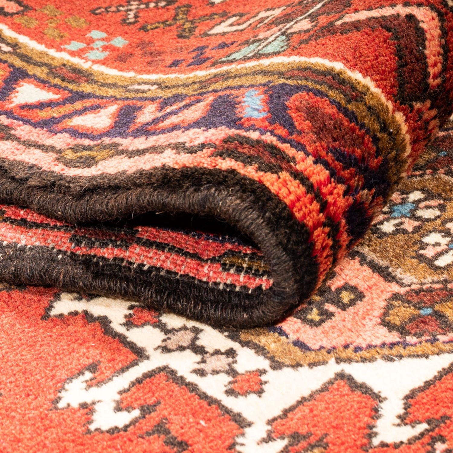 Alfombra de pasillo Alfombra persa - Nómada - 278 x 68 cm - rojo