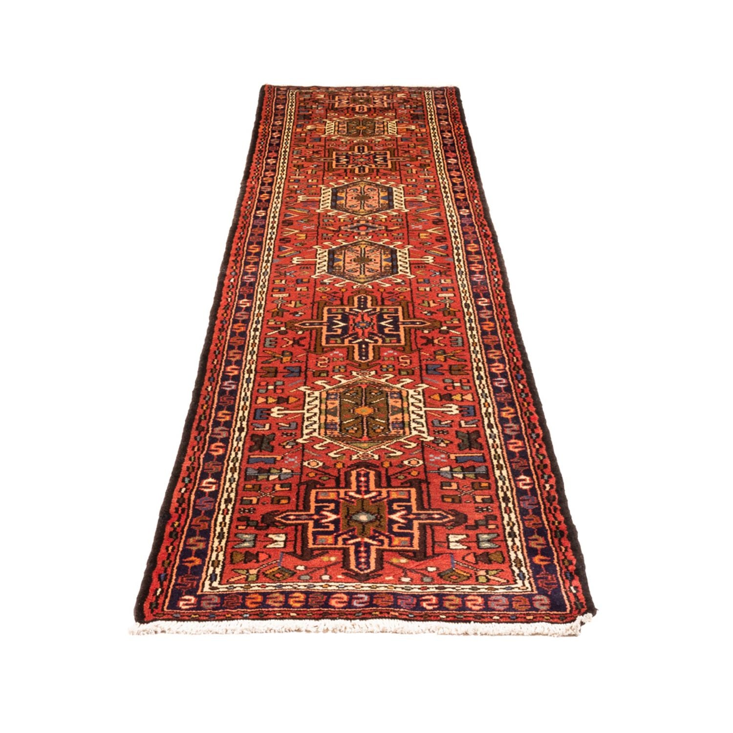 Alfombra de pasillo Alfombra persa - Nómada - 307 x 67 cm - rojo