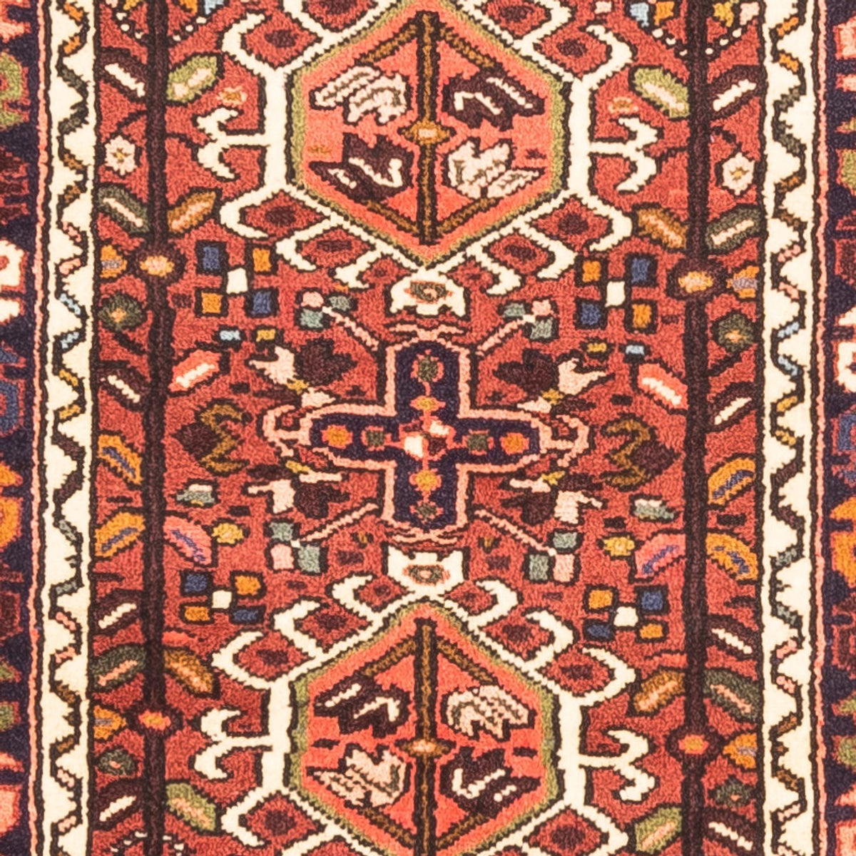 Alfombra de pasillo Alfombra persa - Nómada - 302 x 70 cm - rojo