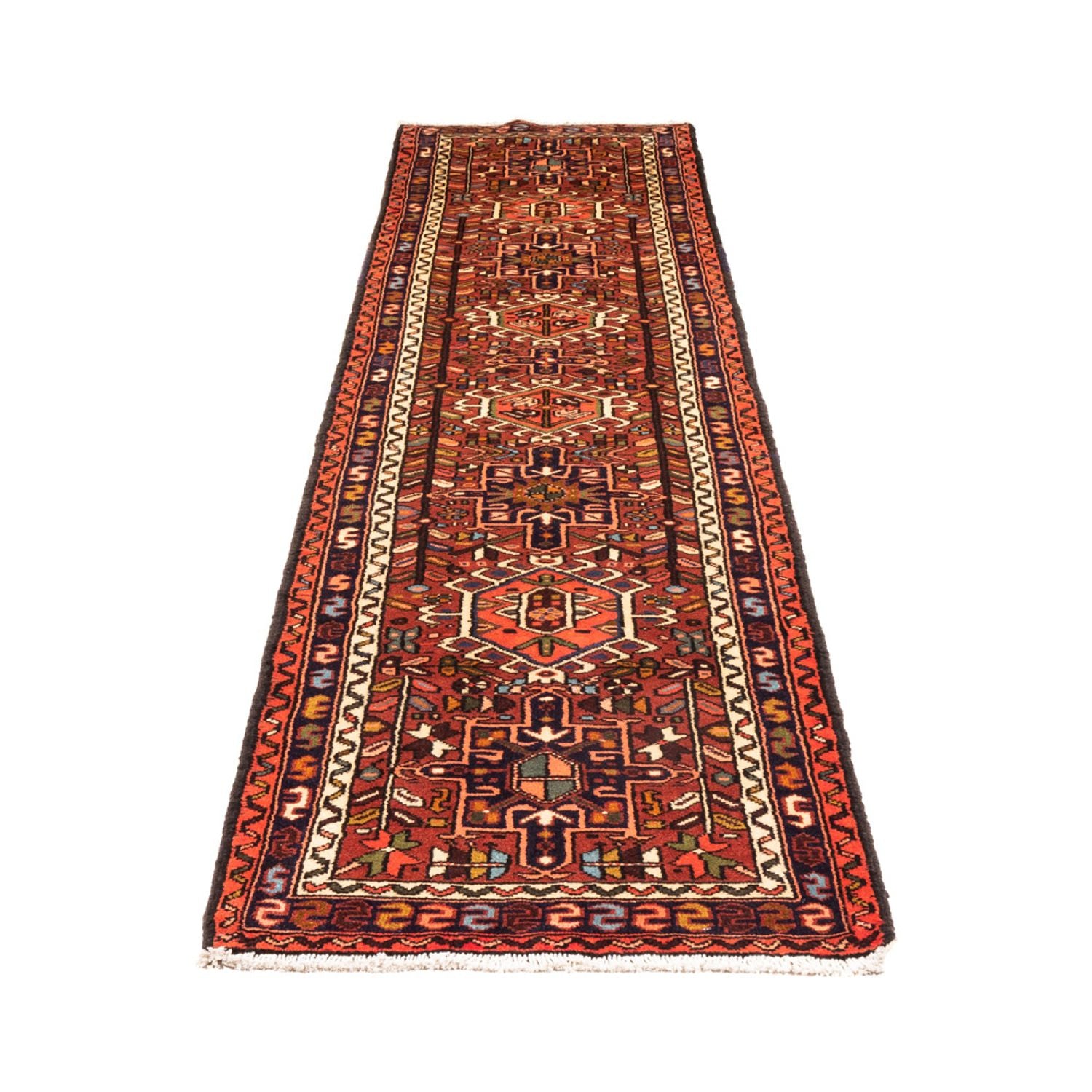 Alfombra de pasillo Alfombra persa - Nómada - 302 x 70 cm - rojo