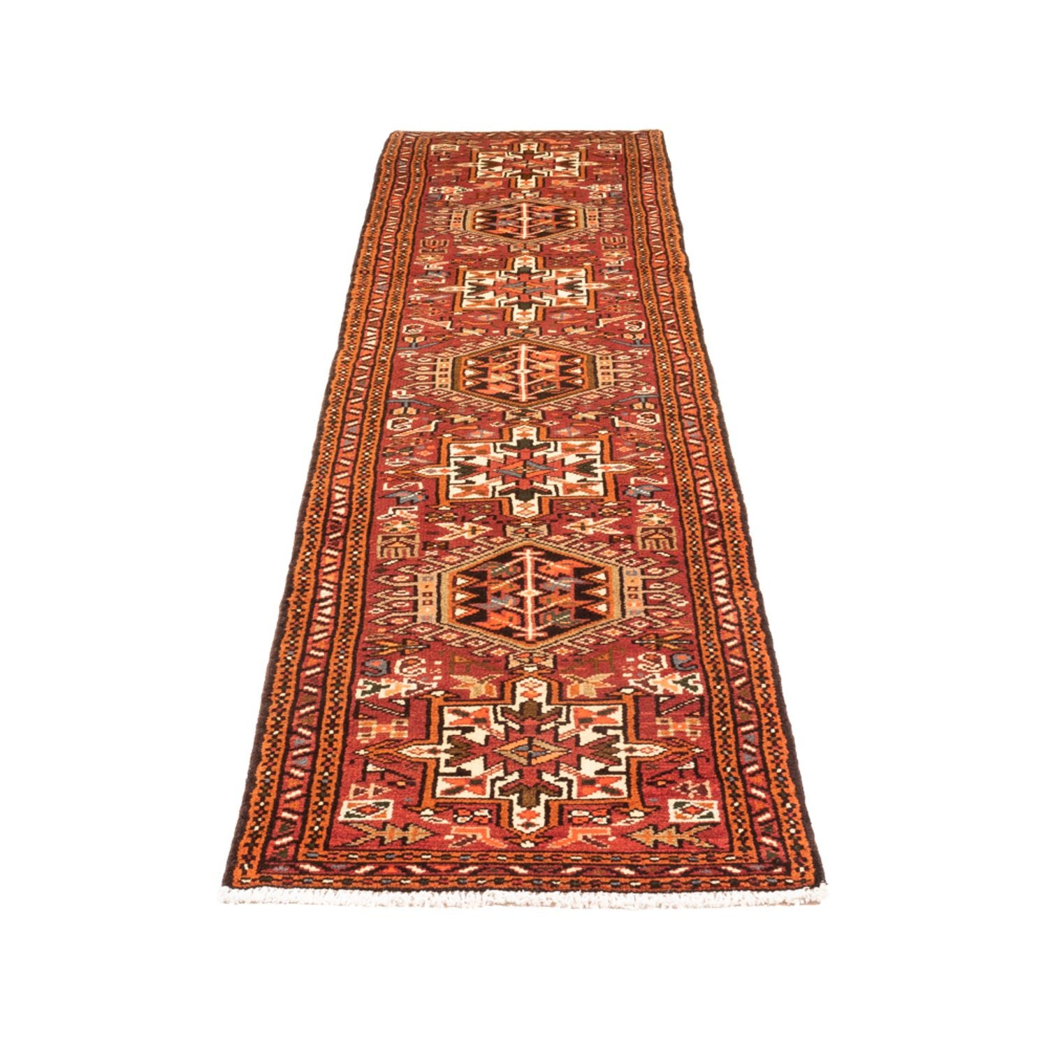 Alfombra de pasillo Alfombra persa - Nómada - 280 x 61 cm - rojo