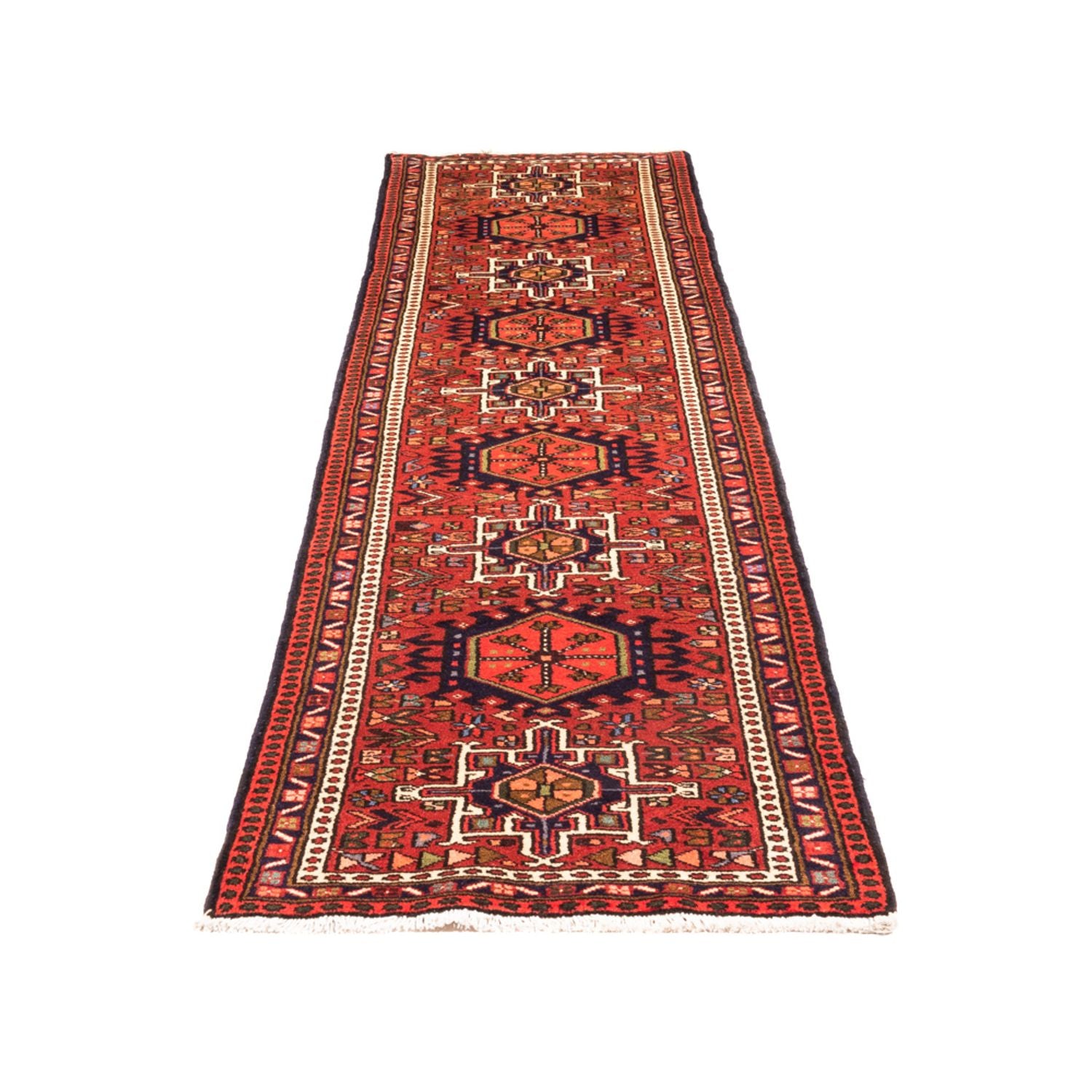 Alfombra de pasillo Alfombra persa - Nómada - 286 x 70 cm - rojo