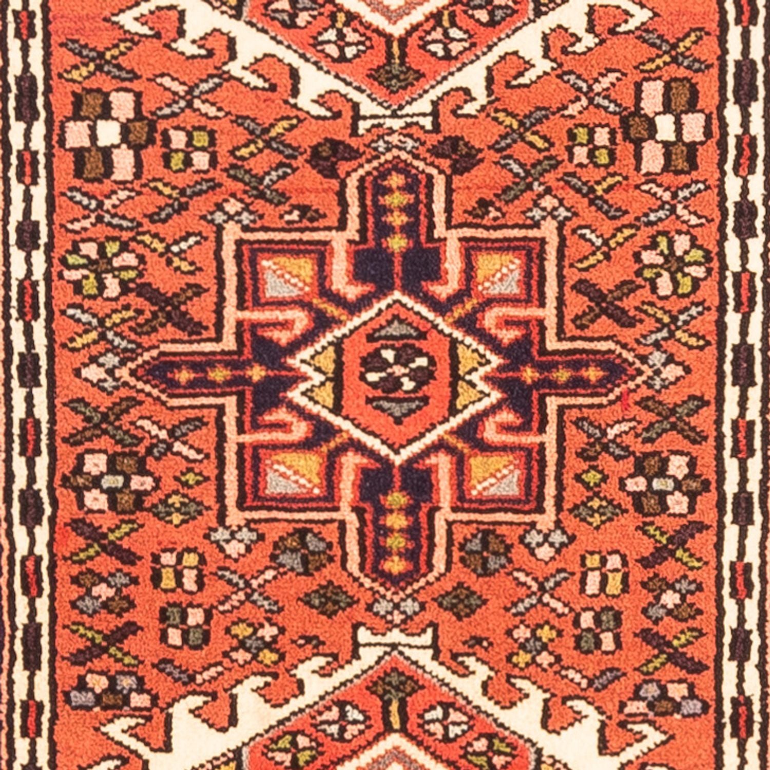 Alfombra de pasillo Alfombra persa - Nómada - 281 x 68 cm - rojo