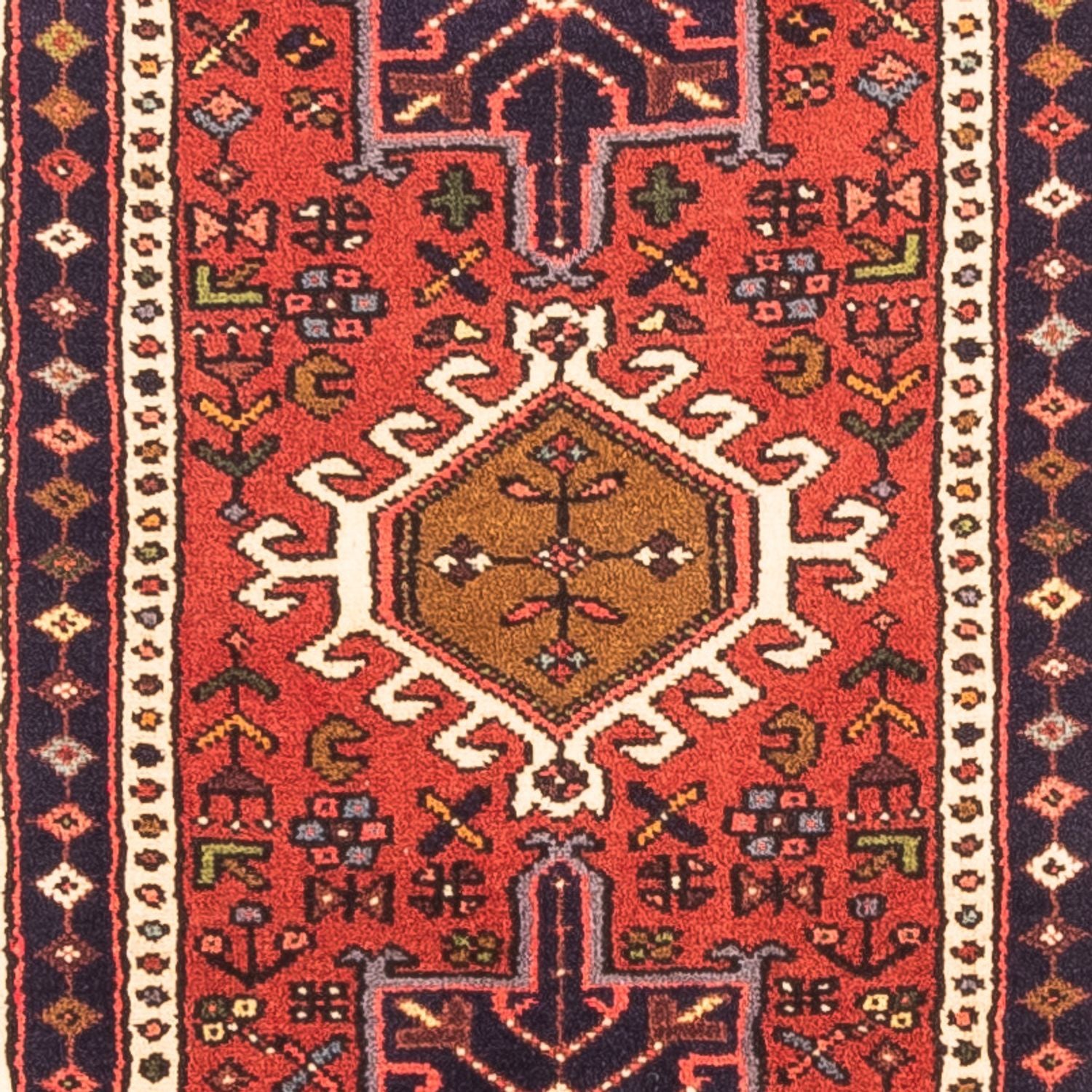 Alfombra de pasillo Alfombra persa - Nómada - 285 x 64 cm - rojo