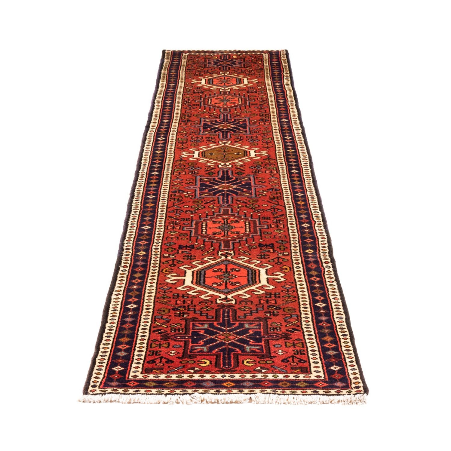 Alfombra de pasillo Alfombra persa - Nómada - 285 x 64 cm - rojo