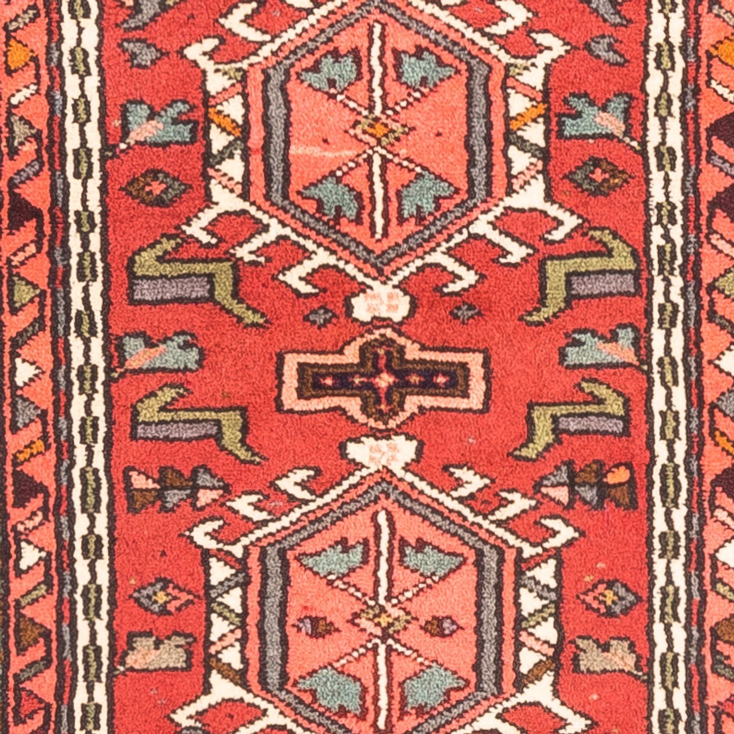 Alfombra de pasillo Alfombra persa - Nómada - 267 x 70 cm - rojo