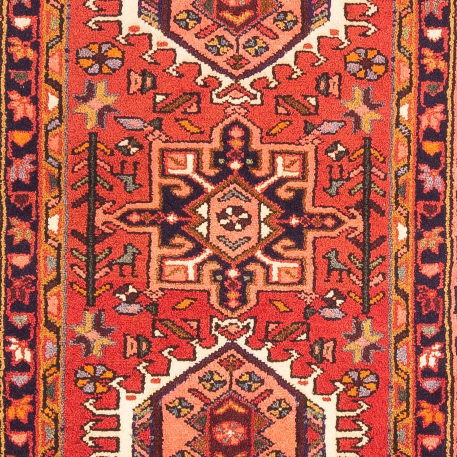 Alfombra de pasillo Alfombra persa - Nómada - 301 x 68 cm - rojo