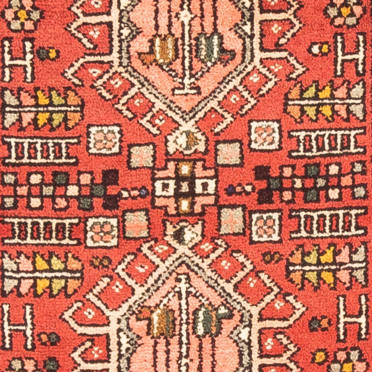 Alfombra de pasillo Alfombra persa - Nómada - 275 x 62 cm - rojo