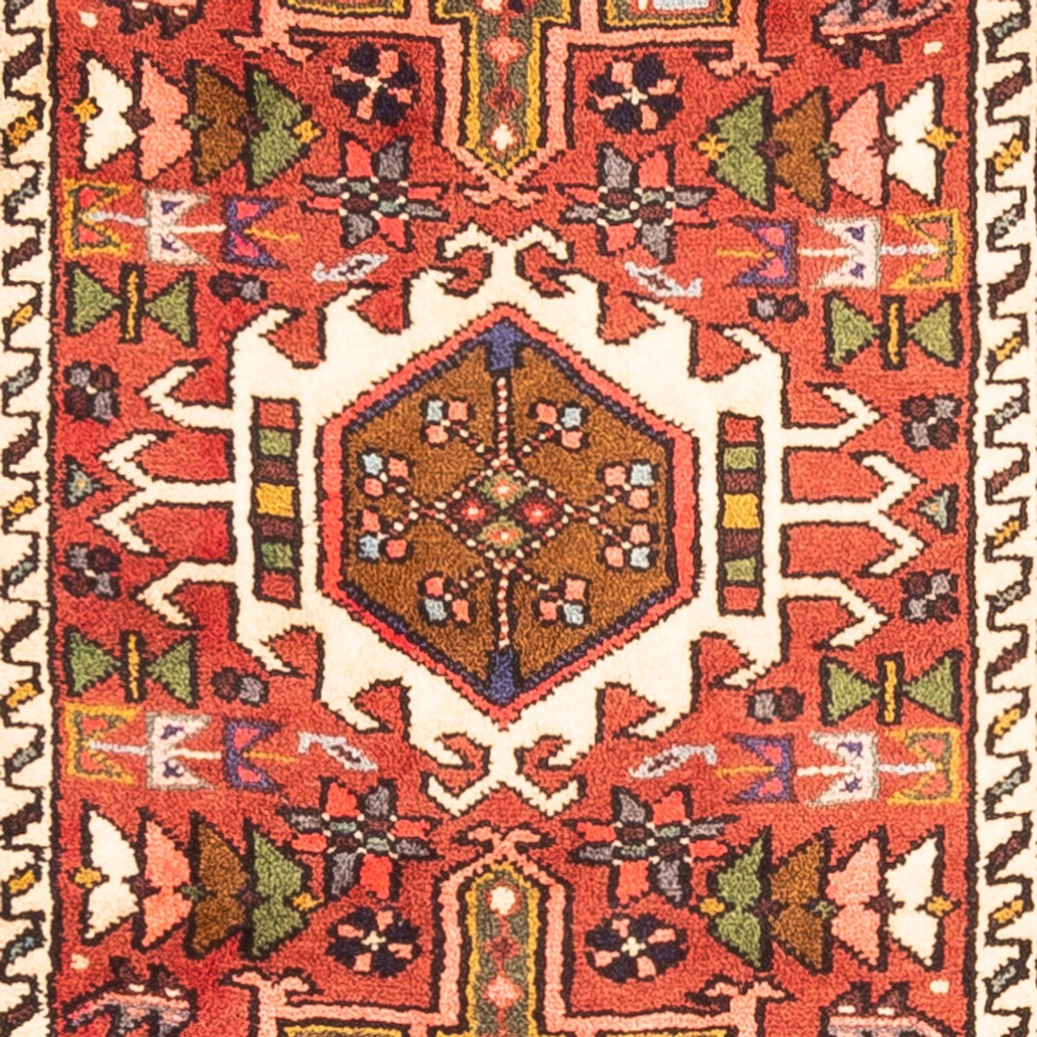Alfombra de pasillo Alfombra persa - Nómada - 282 x 74 cm - rojo
