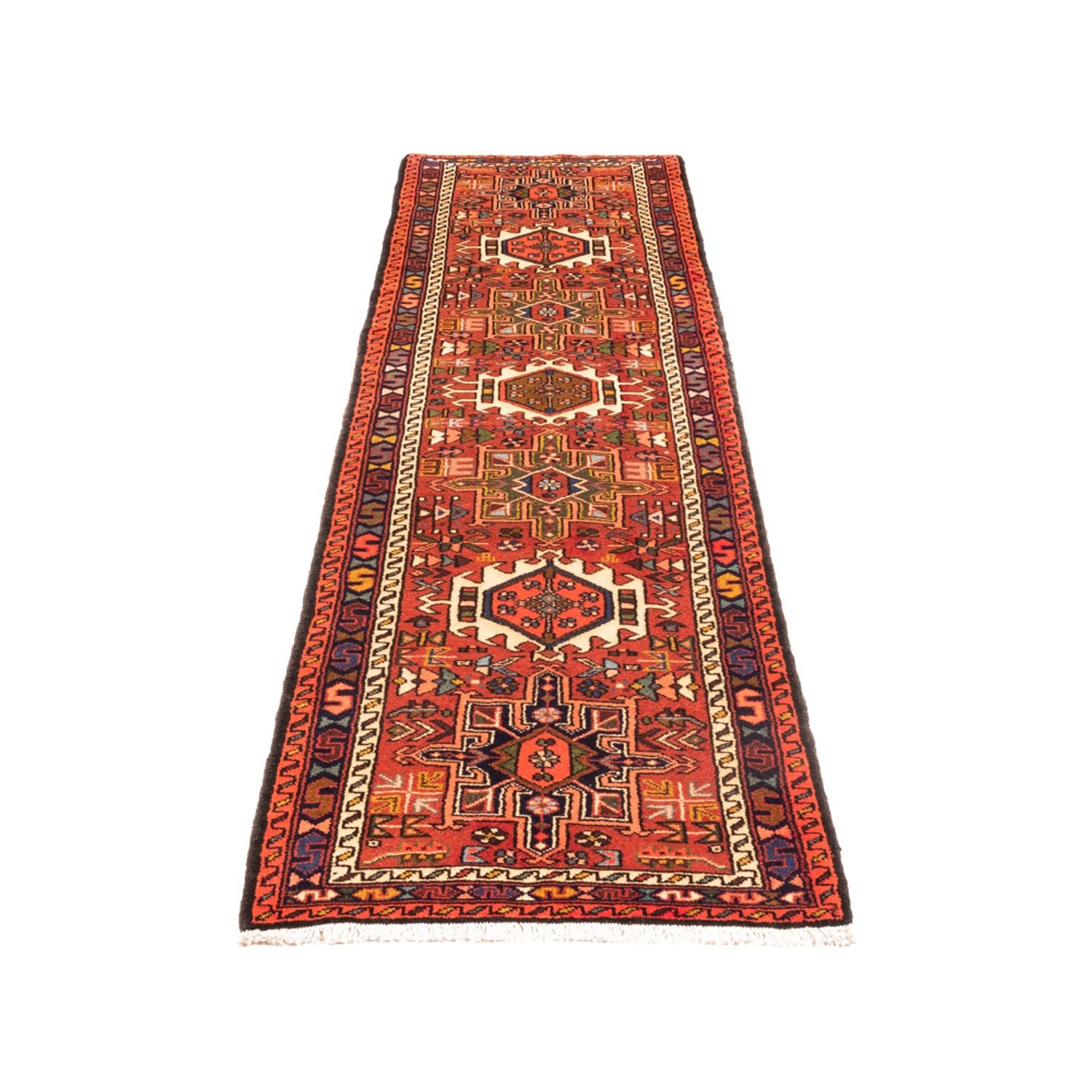 Alfombra de pasillo Alfombra persa - Nómada - 282 x 74 cm - rojo