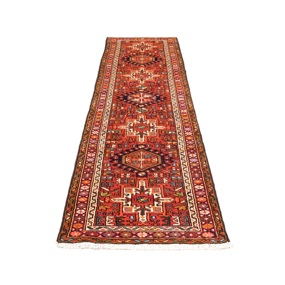 Alfombra de pasillo Alfombra persa - Nómada - 292 x 75 cm - rojo