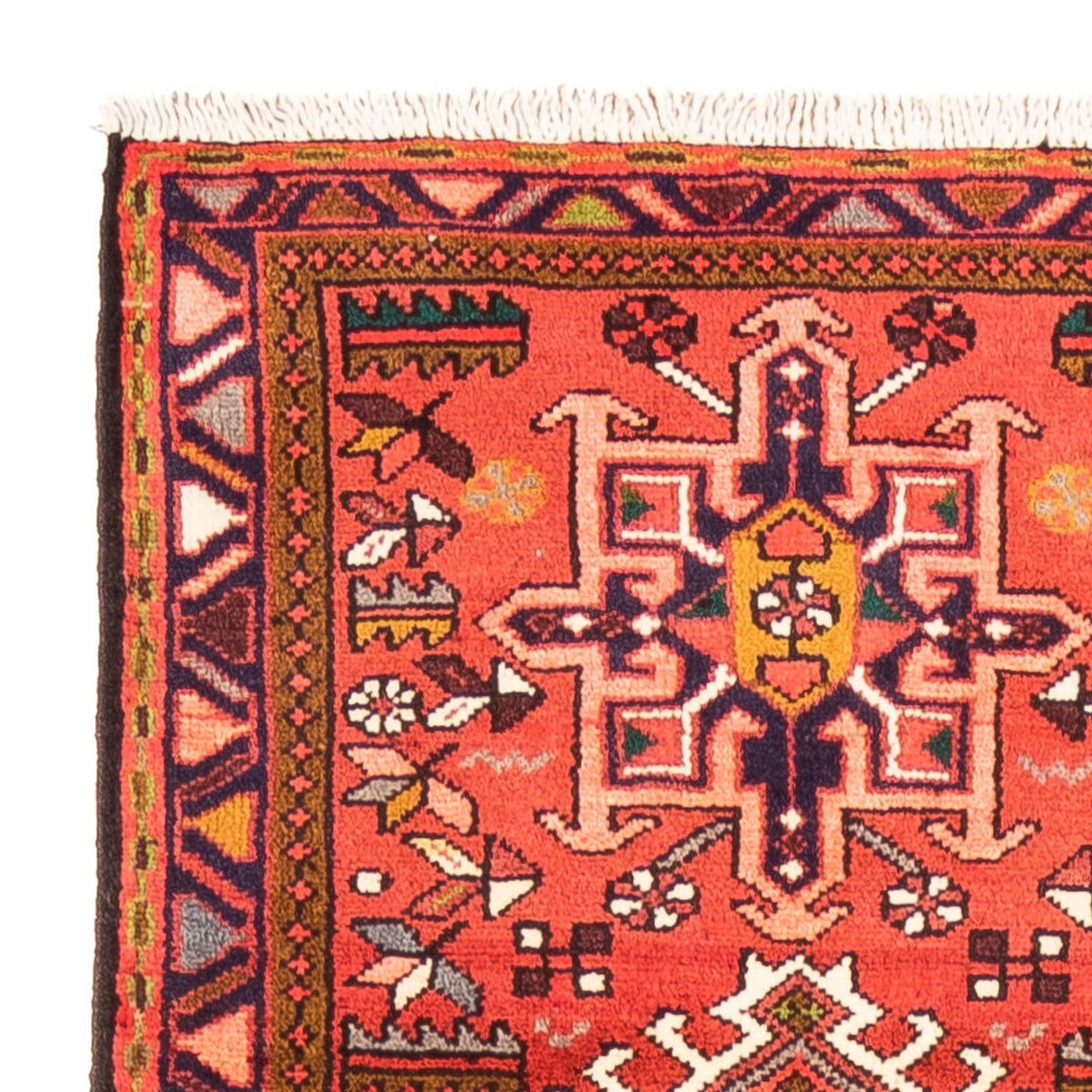 Alfombra de pasillo Alfombra persa - Nómada - 306 x 69 cm - rojo