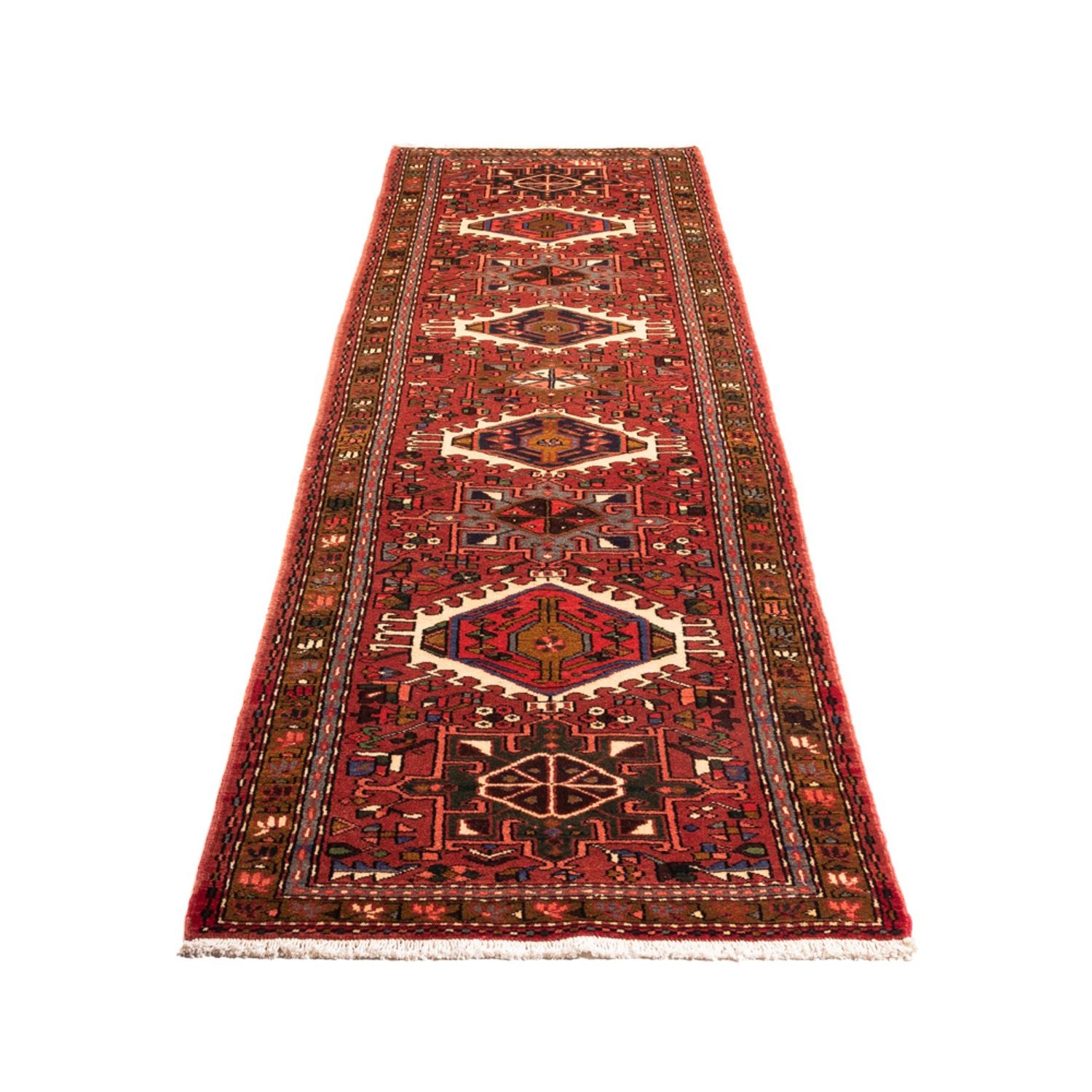 Alfombra de pasillo Alfombra persa - Nómada - 292 x 78 cm - rojo