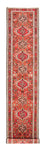 Alfombra de pasillo Alfombra persa - Nómada - 388 x 80 cm - rojo