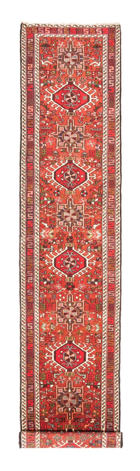 Alfombra de pasillo Alfombra persa - Nómada - 388 x 80 cm - rojo