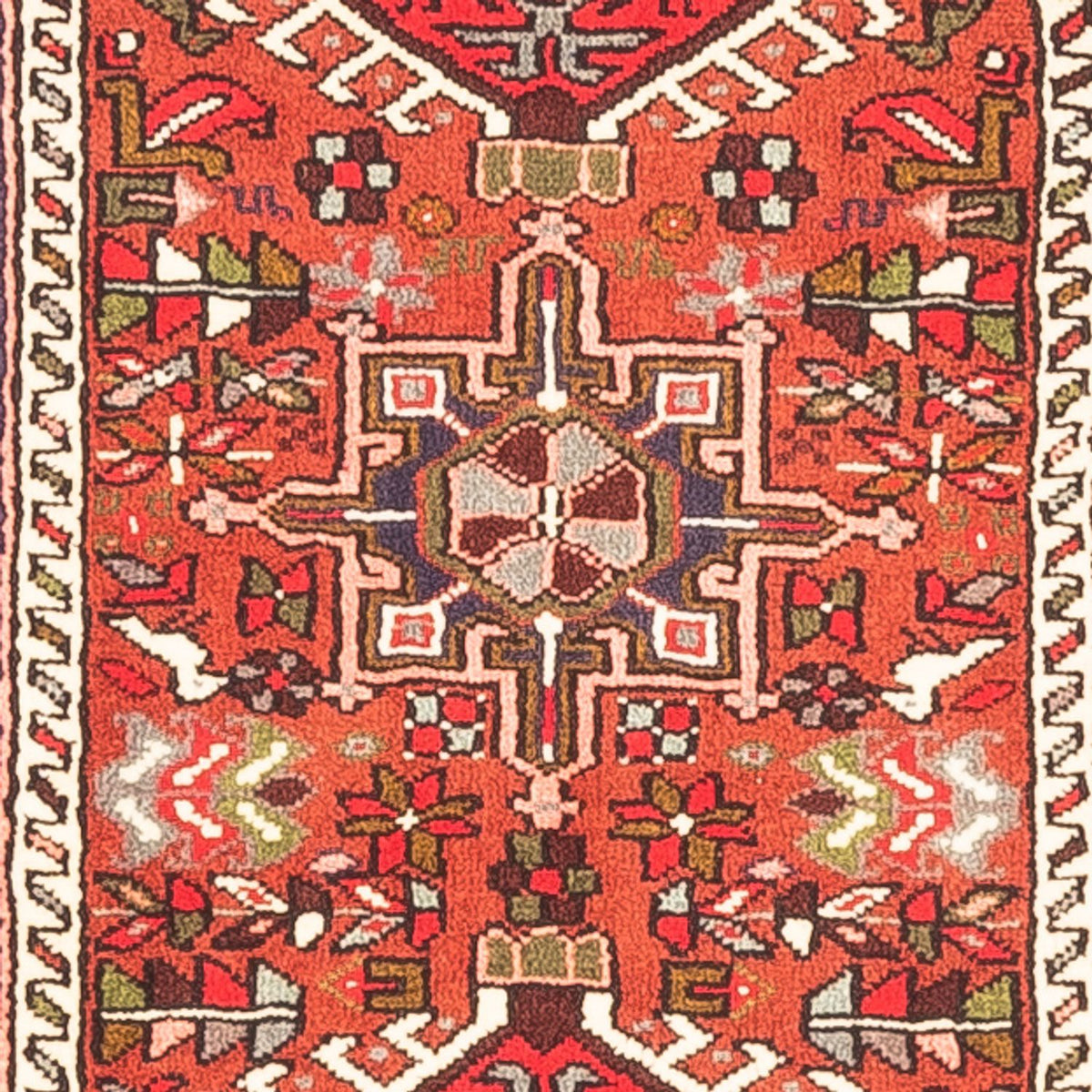 Alfombra de pasillo Alfombra persa - Nómada - 388 x 80 cm - rojo
