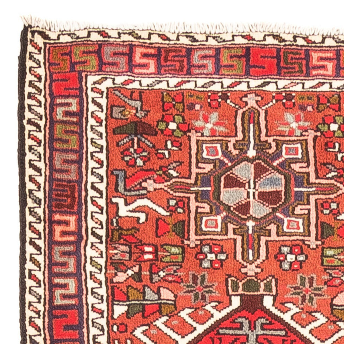 Alfombra de pasillo Alfombra persa - Nómada - 388 x 80 cm - rojo