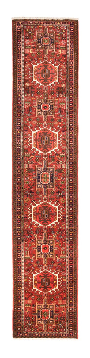 Alfombra de pasillo Alfombra persa - Nómada - 380 x 74 cm - rojo