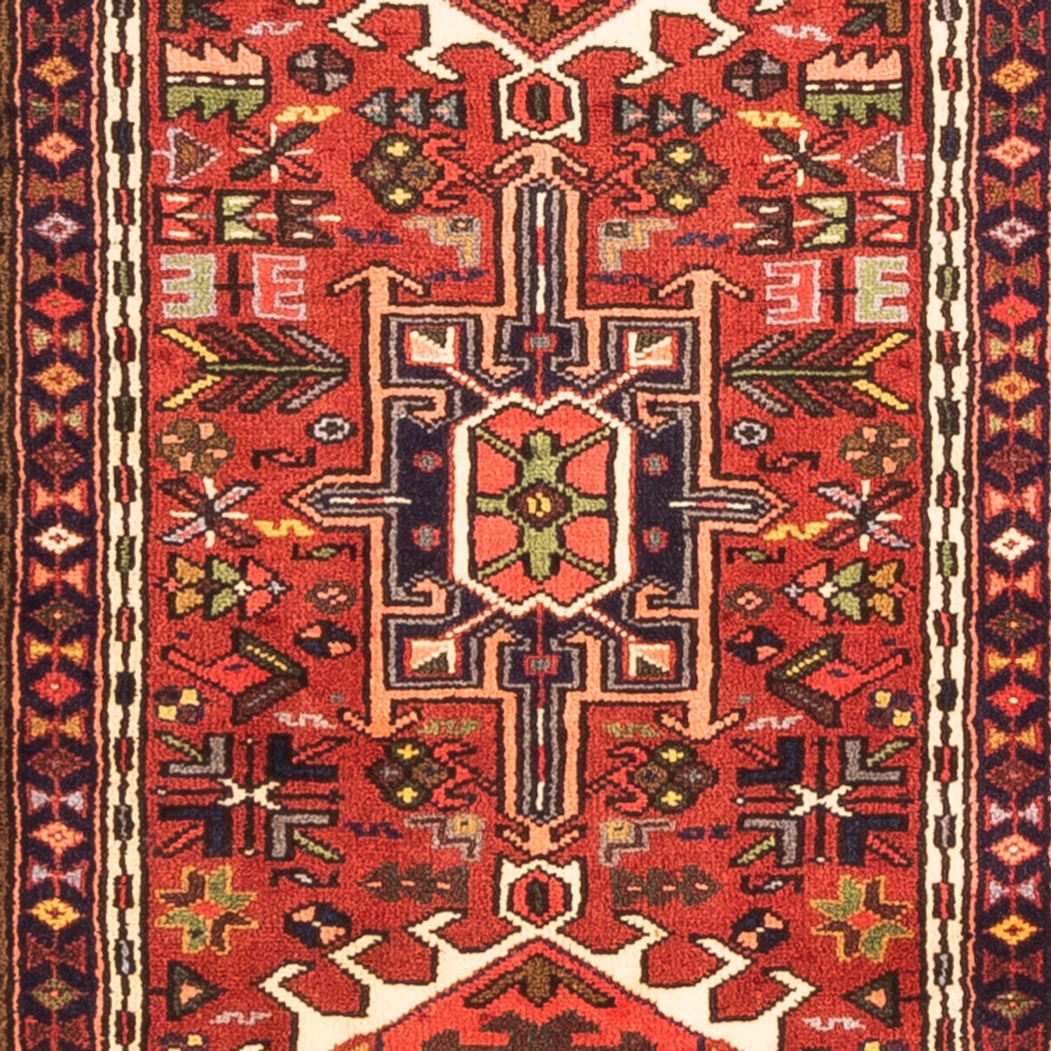 Alfombra de pasillo Alfombra persa - Nómada - 380 x 74 cm - rojo
