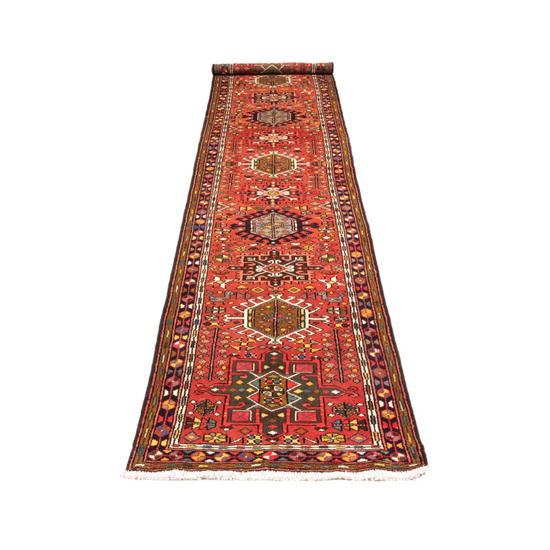 Alfombra de pasillo Alfombra persa - Nómada - 390 x 70 cm - rojo