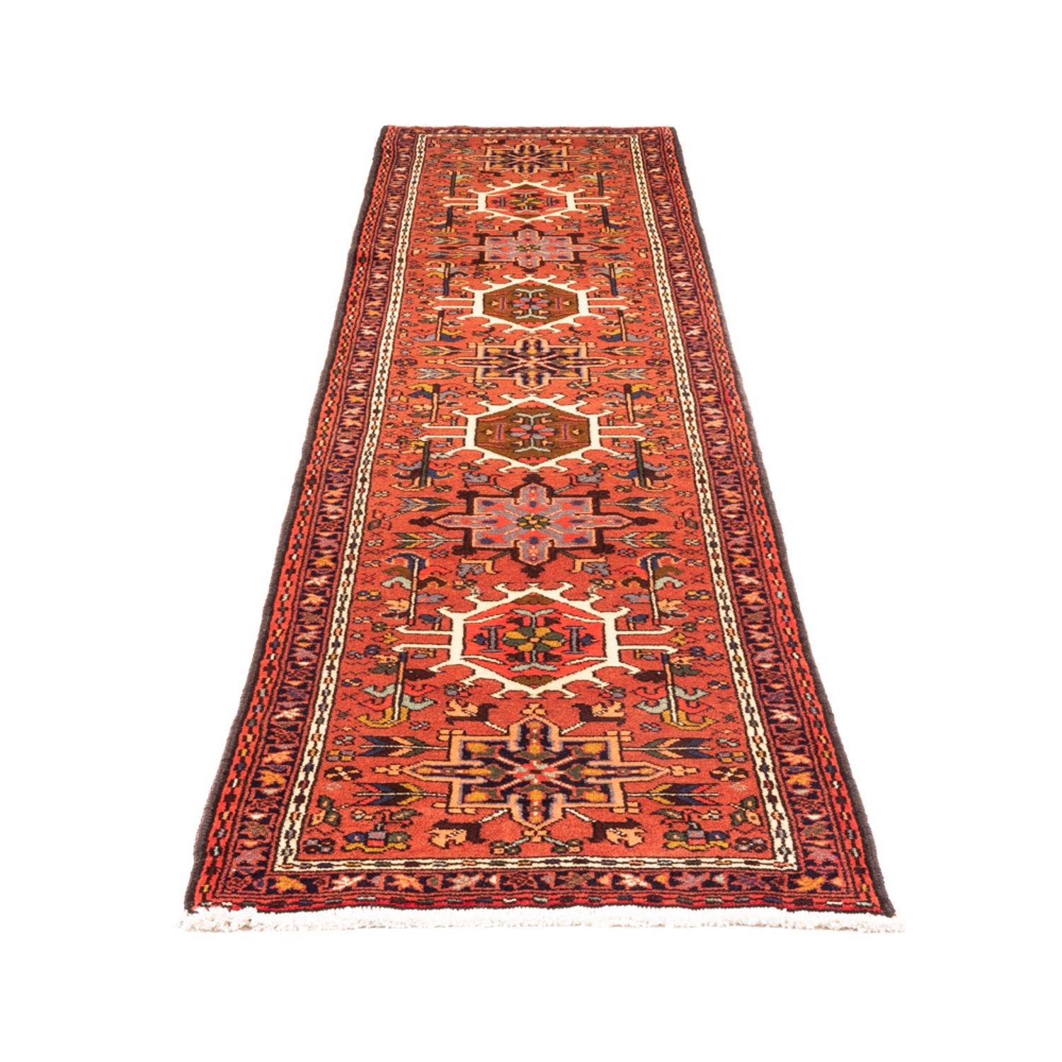 Alfombra de pasillo Alfombra persa - Nómada - 296 x 74 cm - rojo