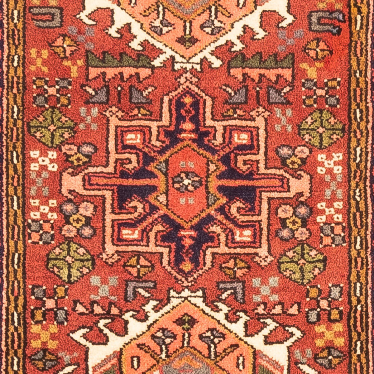 Alfombra de pasillo Alfombra persa - Nómada - 288 x 68 cm - rojo